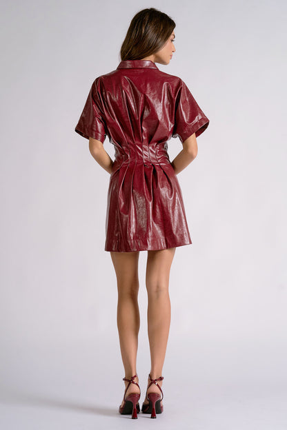 ELAN CINCHED MINI DRESS