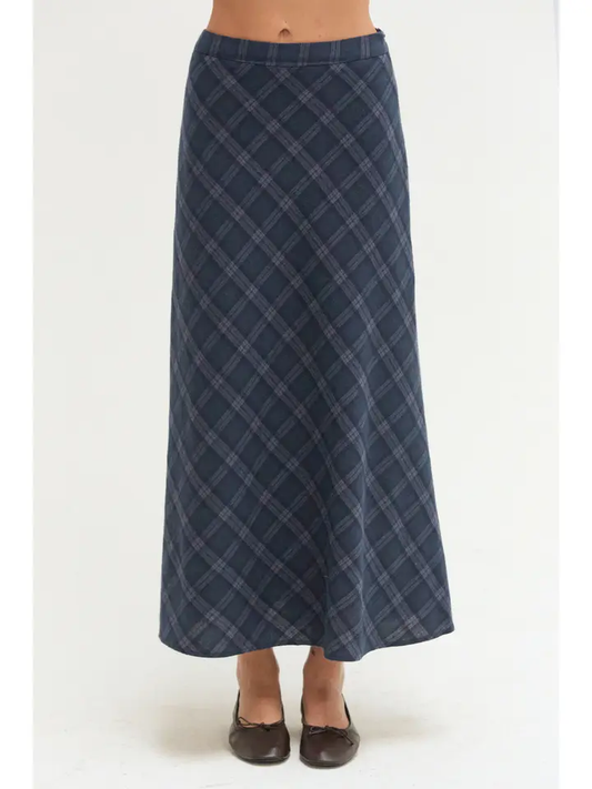 SANDRA FLOWY MIDI SKIRT