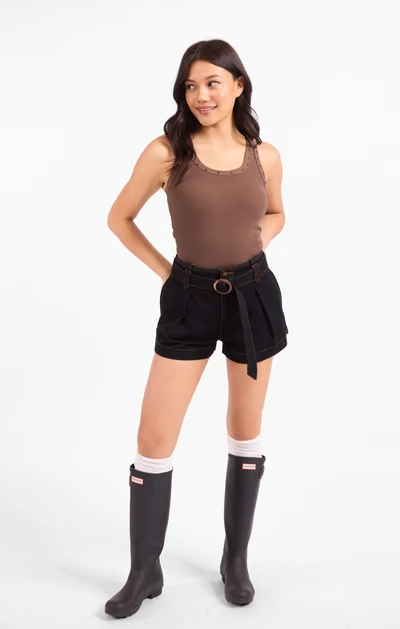 RUBY STUDDED KNIT TANK