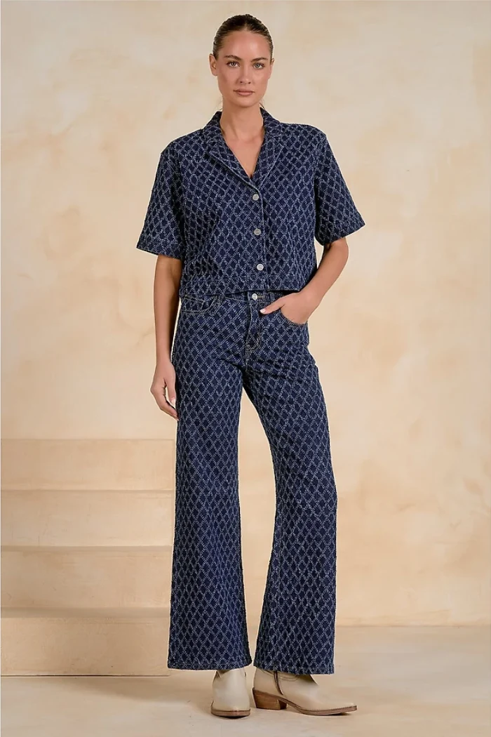 ELAN DENIM DIAMOND PANT