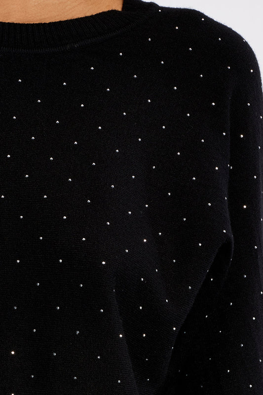 MB RHINESTONE CREWNECK