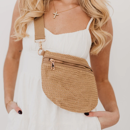 RAFFIA WESTLYN BUM BAG