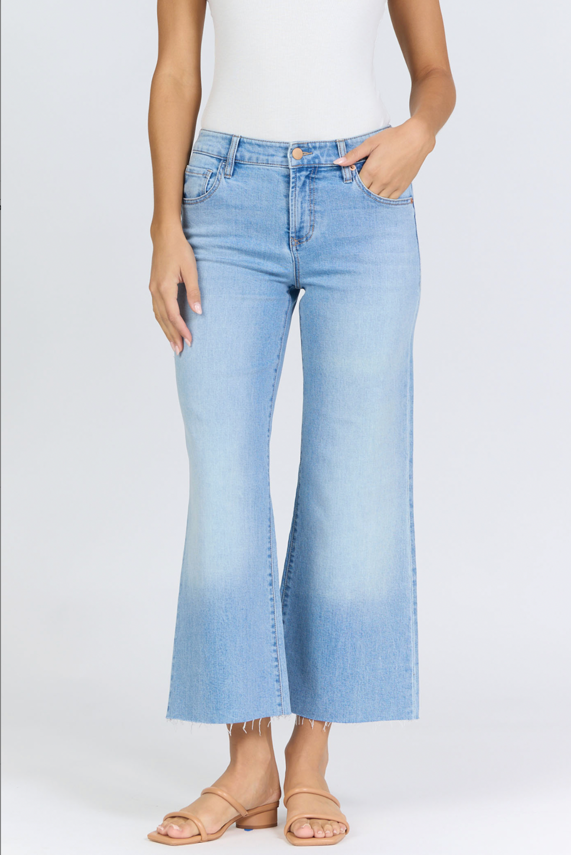 DJ HIGH RISE STRAIGHT CROPPED HOLLY DENIM